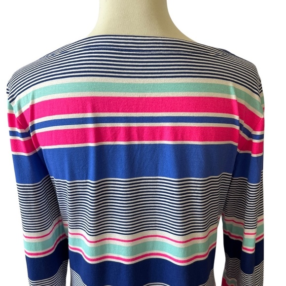 LILLY PULITZER SOPHIE DRESS M VIBRANT KALEIDOSCOPE STRIPES STRETCH LIGHTWEIGHT - Picture 6 of 12